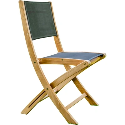 Dřevěné zahradní židle v přírodní barvě v sadě 2 ks Navy – Ezeis