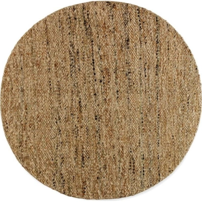 Jutový kulatý koberec v přírodní barvě ø 120 cm Theo – Geese