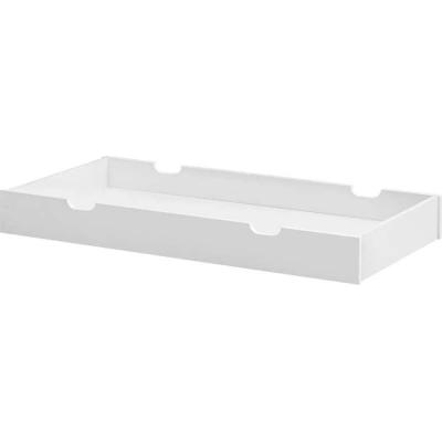 Bílý šuplík pod dětskou postel 60x120 cm – Pinio