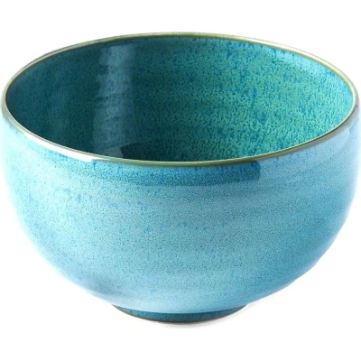 Tyrkysově modrá keramická miska MIJ Peacock, ø 13 cm