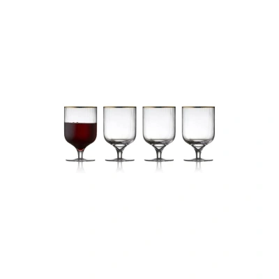 Sklenice na víno v sadě 4 ks 300 ml Palermo - Lyngby Glas