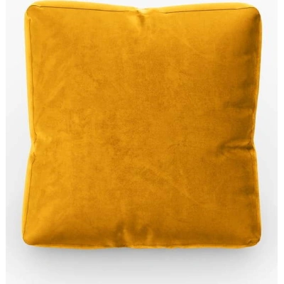 Žlutý sametový polštář k modulární pohovce Rome Velvet - Cosmopolitan Design
