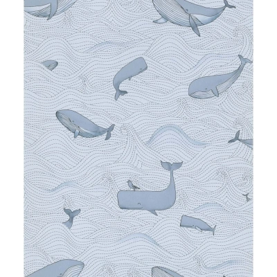 Vliesová dětská tapeta 10 m x 53 cm Whales – Vavex