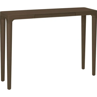 Hnědý konzolový stolek z dubového dřeva 12x110 cm Heart'n'Soul – UMAGE