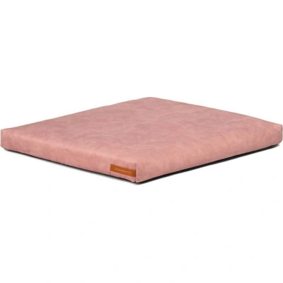 Růžová matrace pro psa z Eko kůže 60x70 cm SoftPET Eco L – Rexproduct