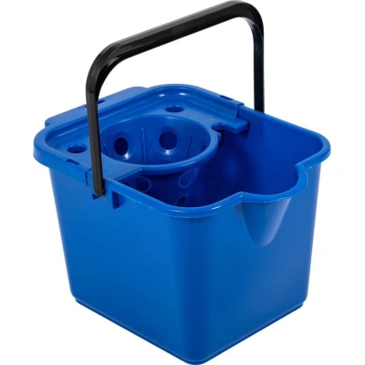 Modrý kbelík na mop Addis Pail & Wringer