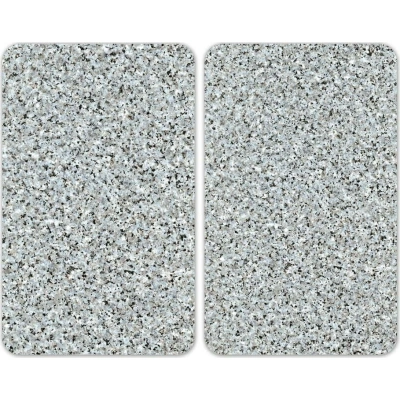 Sada 2 skleněných krytů na sporák Wenko Granite, 52 x 30 cm