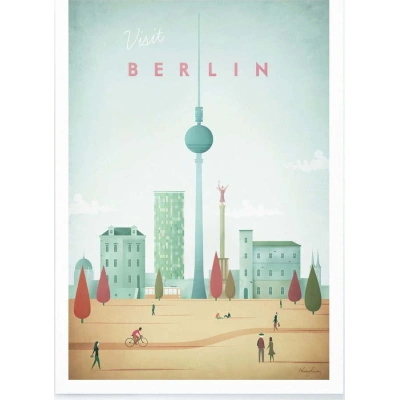 Plakát Travelposter Berlin, 50 x 70 cm