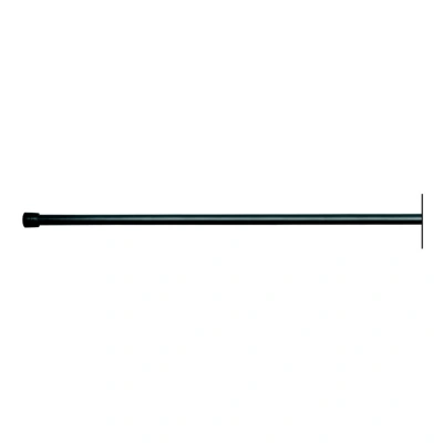 Černá tyč na sprchový závěs 109 - 190 cm Cameo M – iDesign