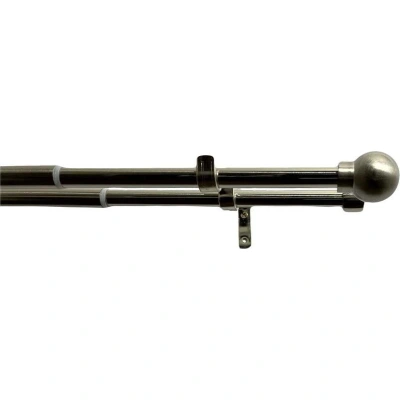 Kovová roztažitelná dvojitá garnýž 120 - 230 cm Koule - SP TREND