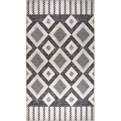 Šedý pratelný koberec 80x50 cm - Vitaus