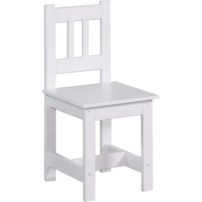 Bílá dětská židle Junior – Pinio