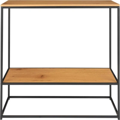 Konzolový stolek s deskou v dubovém dekoru v přírodní barvě 80x36 cm Vita – House Nordic