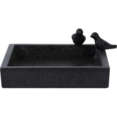 Černé keramické pítko pro ptáky Esschert Design Eve