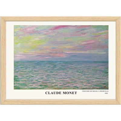Plakát v rámu 45x35 cm Claude Monet – Wallity