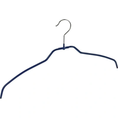 Sada 4 modrých protiskluzových ramínek na oblečení Wenko Hanger Slim