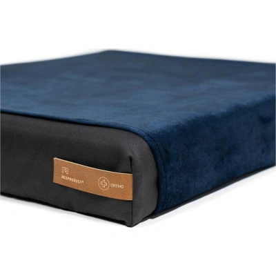 Tmavě modrý povlak na matraci pro psa 50x40 cm Ori S – Rexproduct