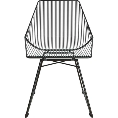 Černá kovová židle CosmoLiving by Cosmopolitan Ellis