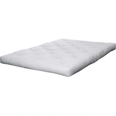 Bílá měkká futonová matrace 200x200 cm Triple latex – Karup Design