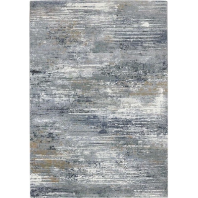 Šedo-modrý koberec Elle Decoration Arty Trappes, 160 x 230 cm