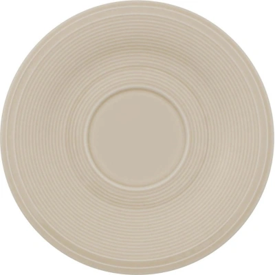 Bílo-béžový porcelánový podšálek Villeroy & Boch Like Color Loop, ø 15,5 cm