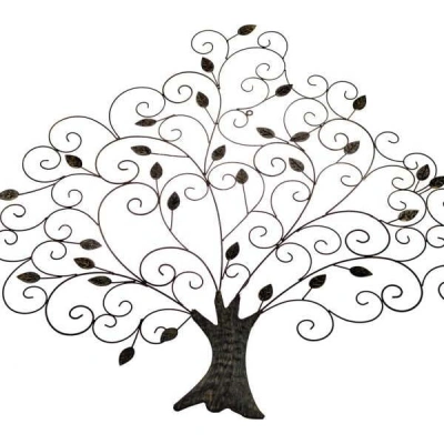 Kovová nástěnná dekorace Dakls Tree