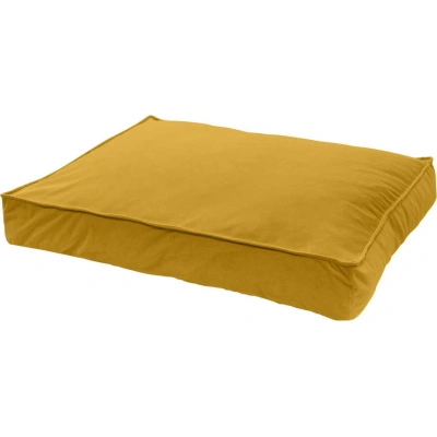 Žlutý pelíšek pro psa 100x70 cm – Madison