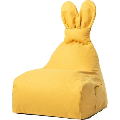 Žlutý dětský sedací vak The Brooklyn Kids Funny Bunny