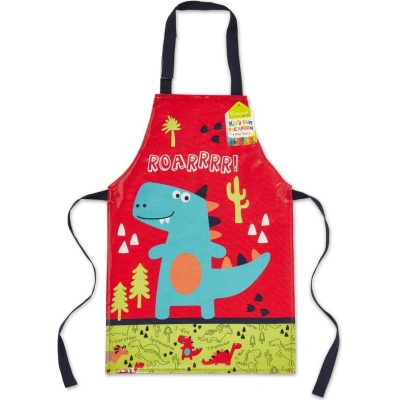 Bavlněná dětská zástěra Cooksmart ® Dinosaur