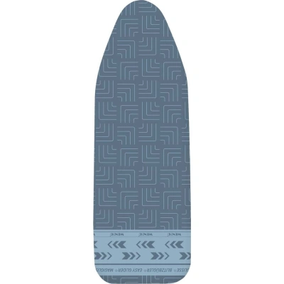Modrý bavlněný potah na žehlicí prkno Wenko Air Comfort, délka 125 cm