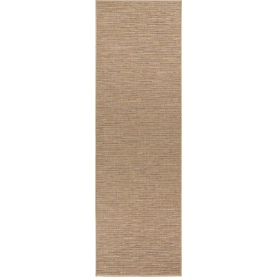 Hnědý běhoun BT Carpet Nature, 80 x 450 cm