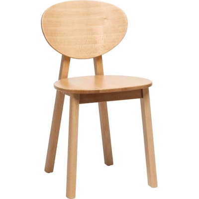 Sada 2 bukových jídelních židlí Bonami Selection Milo