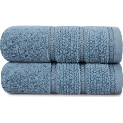 Sada 2 modrých bavlněných ručníků Foutastic Arella, 50 x 90 cm