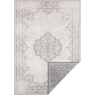 Šedo-krémový venkovní koberec NORTHRUGS Cebu, 160 x 230 cm
