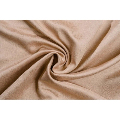 Hnědý závěs 140x270 cm Cora – Mendola Fabrics