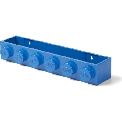 Dětská modrá nástěnná polička LEGO® Sleek