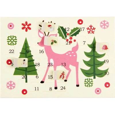 Vánoční karta v designu adventního kalendáře – Rex London