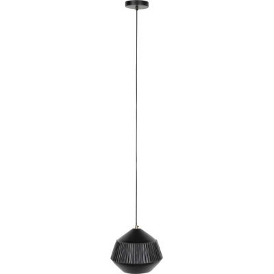 Černé závěsné svítidlo s kovovým stínítkem ø 26 cm Aysa - White Label