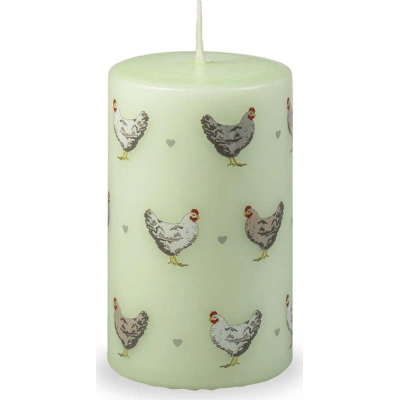 Zelená velikonoční svíčka Unipar Cute Hens, doba hoření 40 h