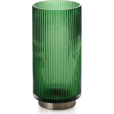 Zelená skleněná váza (výška 25,5 cm) Gallo – AmeliaHome