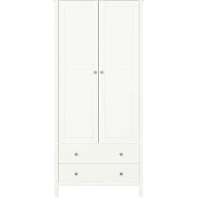 Bílá šatní skříň 89x195 cm Tromsö - Tvilum