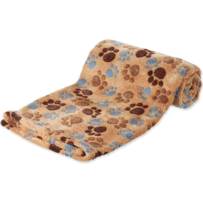 Béžová fleecová deka pro domácí mazlíčky 100x150 cm Trixie Laslo – Plaček Pet Products