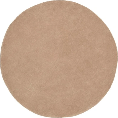 Béžový kulatý koberec ø 120 cm Daianna – Kave Home