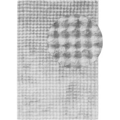 Světle šedý pratelný koberec 80x150 cm Bubble Grey – Mila Home