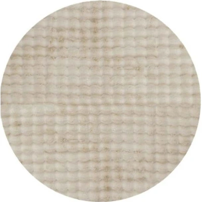 Béžový pratelný kulatý koberec ø 200 cm Bubble Cream – Mila Home