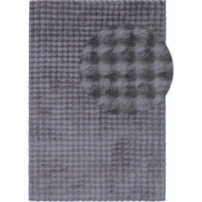 Antracitový pratelný koberec 120x170 cm Bubble Anthracite – Mila Home