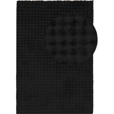 Černý pratelný koberec 120x170 cm Bubble Black – Mila Home