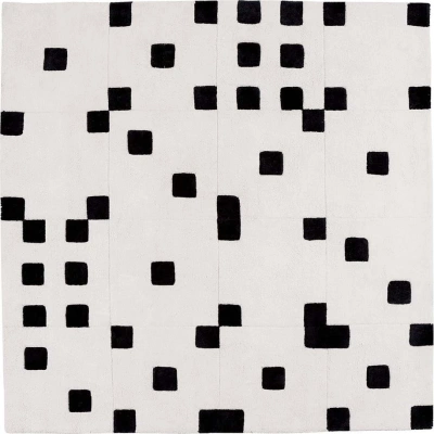Krémový dětský koberec 150x150 cm Matrix – Lilipinso