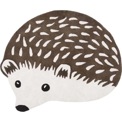 Hnědý dětský koberec 120x105 cm Hedgehog – Lilipinso
