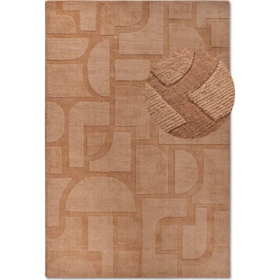 Hnědý ručně tkaný vlněný koberec 160x230 cm Alexis – Villeroy&Boch